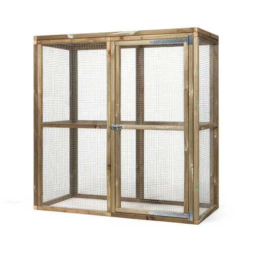 Glorenza Houten dierenren naturel 179 x 85 x 183 cm