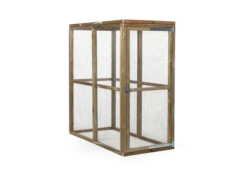 Glorenza Houten kippenren naturel | 85 x 179 x 183 cm