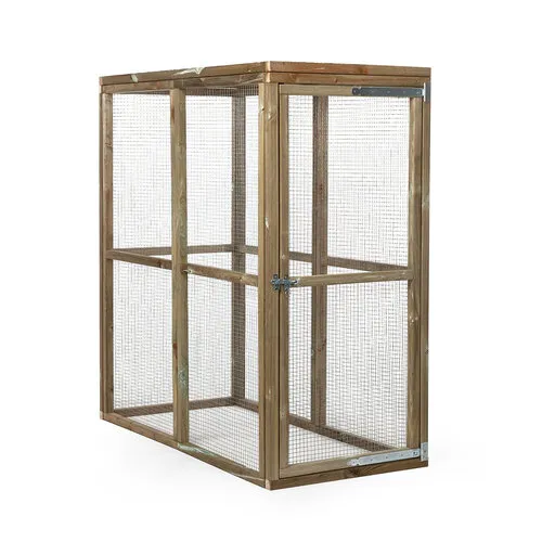 Glorenza Houten kippenren naturel | 85 x 179 x 183 cm