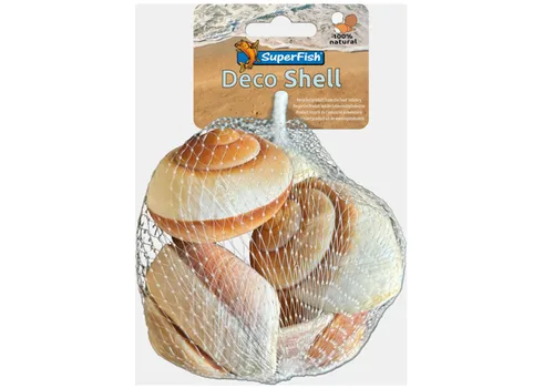 SuperFish Deco Schelp Slak Bruin-Wit 200 Gram