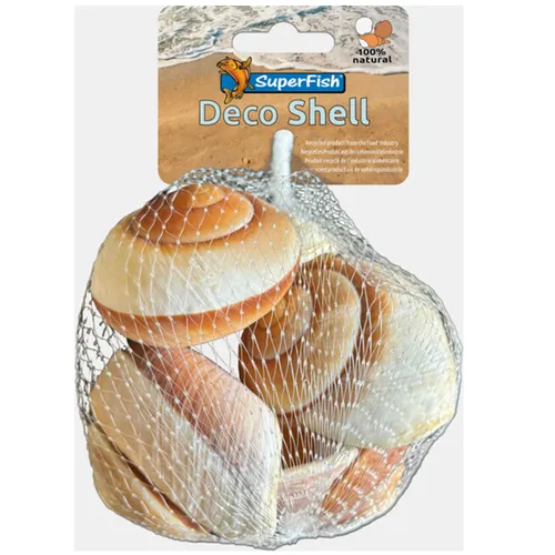 SuperFish Deco Schelp Slak Bruin-Wit 200 Gram SuperFish Deco Schelp Slak Bruin-Wit 200 Gram