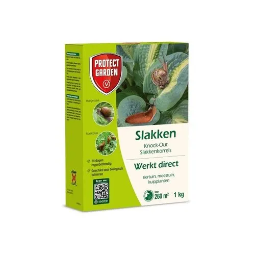 Protect Garden Knock-out Slakkenkorrels 1 kg | tegen naakt- en huisjesslakken
