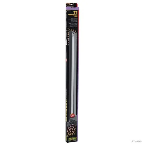 Exo Terra Ex t5 terrarium top reptile uvb armatuur Zwart 54W-1200MM