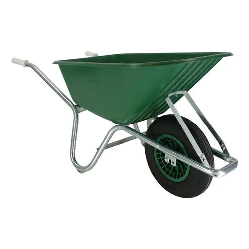 Fort Kruiwagen 100 liter Plastic bak met verzinkt onderstel