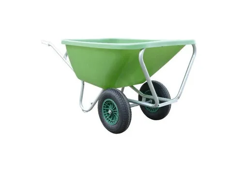 Fort Kruiwagen F&S 200 Liter Groen 2-luchtwiel