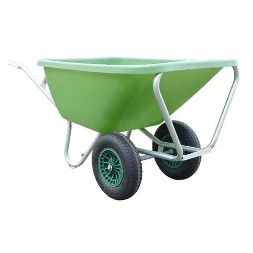 Fort Kruiwagen F&S 200 Liter Groen 2-luchtwiel