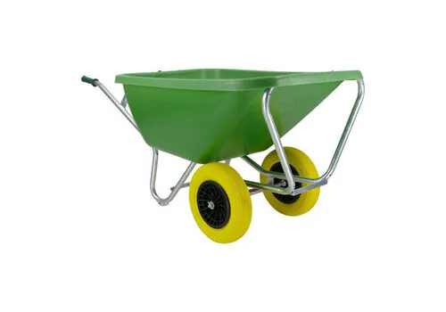 Fort Kruiwagen F&S 200 Liter Groen Met 2 Anti-Lek banden