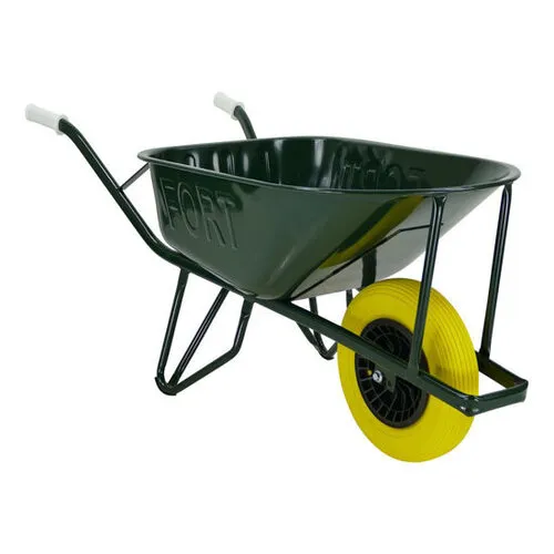 Fort Kruiwagen 80 Liter Gelakt Met Dubbele Bodemplaat En Anti-Lek Band