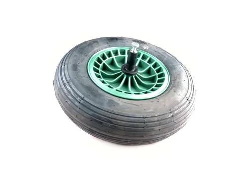 Fort Wiel Met Kunststof Velg Groen As 20 Centimeter