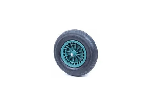 MM Wiel Kunststof Velg Groen As 13 Centimeter