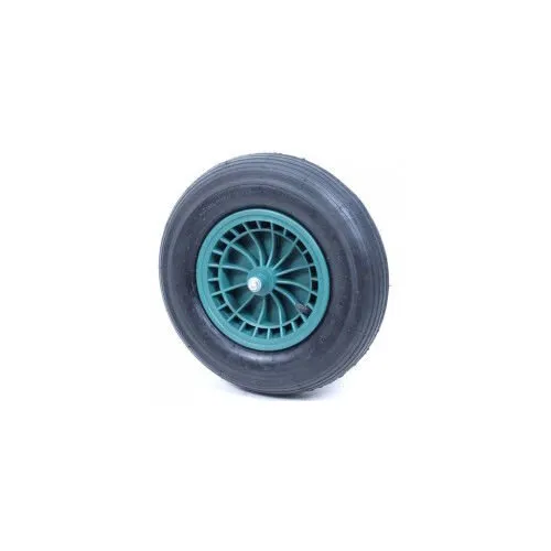MM Wiel Kunststof Velg Groen As 13 Centimeter
