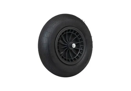 MM Wiel Kunststof Velg Zwart As 13 Centimeter