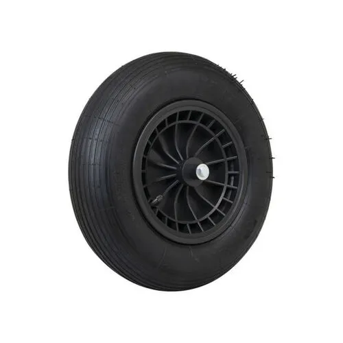 MM Wiel Kunststof Velg Zwart As 13 Centimeter