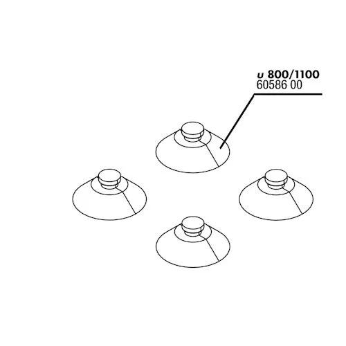 JBL ProFlow Zuignappen 20MM (4 stuks)