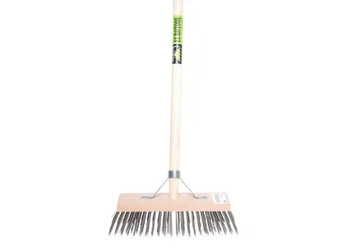 MM Eurotool Staaldraad Bezem Met Steel 140 Centimeter