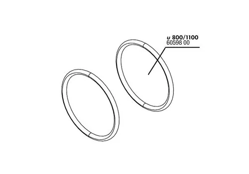 JBL ProFlow O-Ring (2x) Afdekking + Slangaansluiting