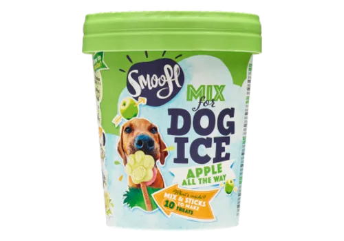 Smoofl Honden Ijsmix Appel 160 Gram