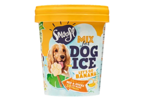 Smoofl Honden Ijsmix Banaan 160 Gram