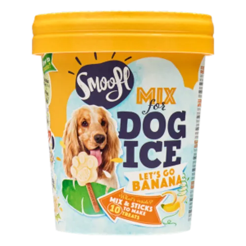 Smoofl Honden Ijsmix Banaan 160 Gram