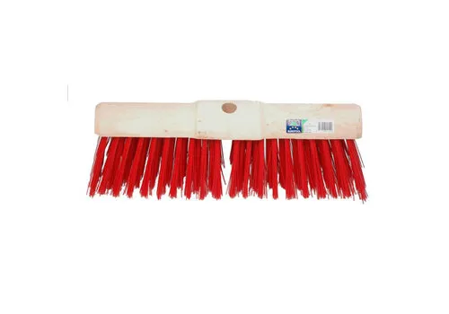 MM Eurotool Gemeentebezem Kunstvezel Rood 45 Centimeter