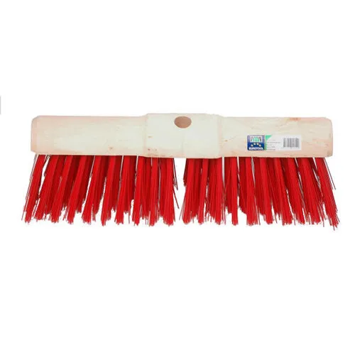 MM Eurotool Gemeentebezem kunstvezel rood | 45 cm