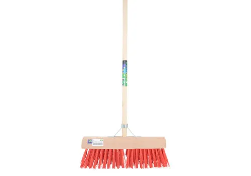 MM Eurotool Gemeentebezem kunstvezel rood | 45 cm
