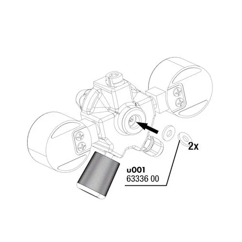 JBL Dichting voor ProFlora u001 2 Stuks