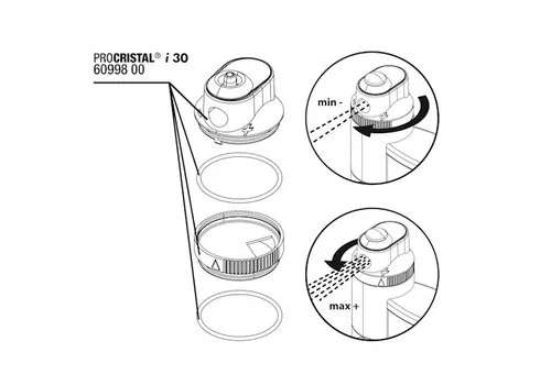 JBL ProCristal i30 Waterafvoer met Regulering