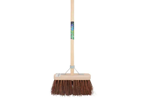 MM Eurotool Bezem FSC 29cm met steel 150cm en stokhouder