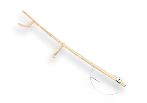 MM Eurotool Zeisboom hout gebogen, compleet met beslag, 175 cm