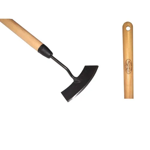 De Wit Ronde schoffel gesmeed 14 cm met steel 140 cm