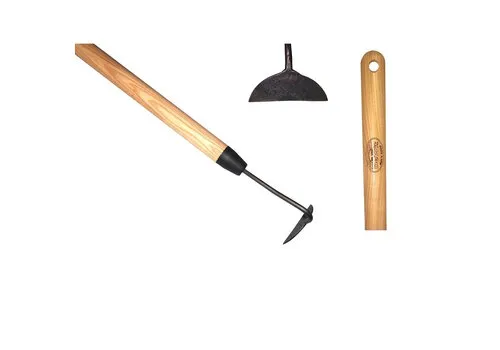 De Wit Handhak halve maan gesmeed 10 cm met steel 140 cm