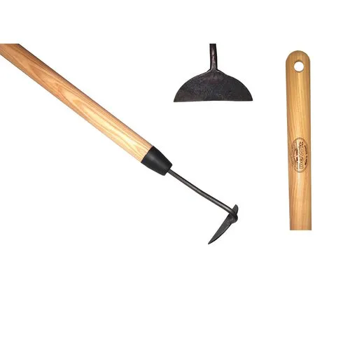 De Wit Handhak halve maan gesmeed 10 cm met steel 140 cm