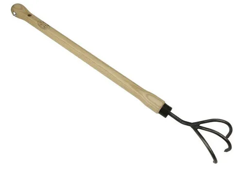 De Wit Cultivator met 3 tanden en essen knopsteel 48 cm