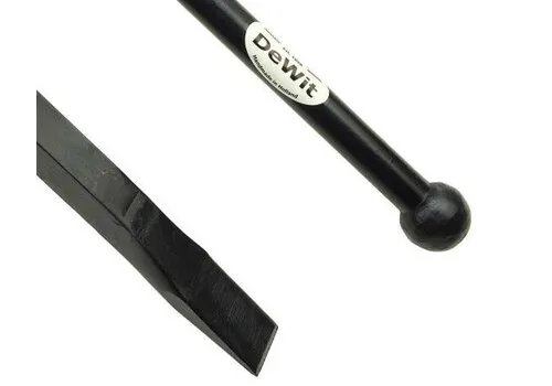 De Wit Stootijzer 1750mm met 40cm vierkant knop en beitel