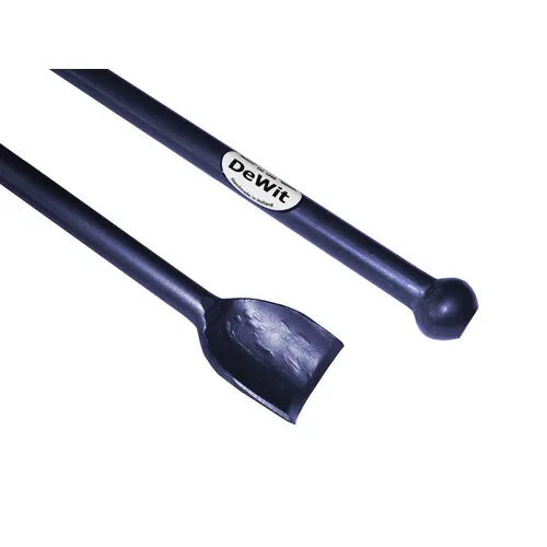 De Wit Stootijzer 1200 x 28mm ronde bek en knop