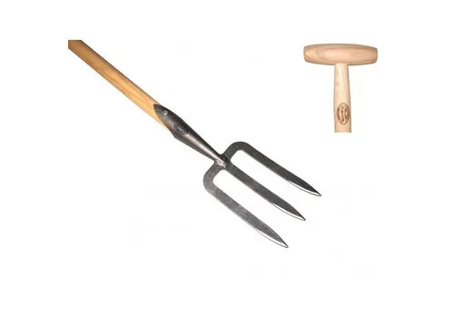 De Wit Handgreepje Met Essen T-steel 80 Centimeter