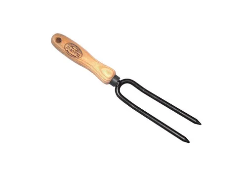 De Wit Wiedvork 2 Tands Met Essen Handvat 14 Centimeter