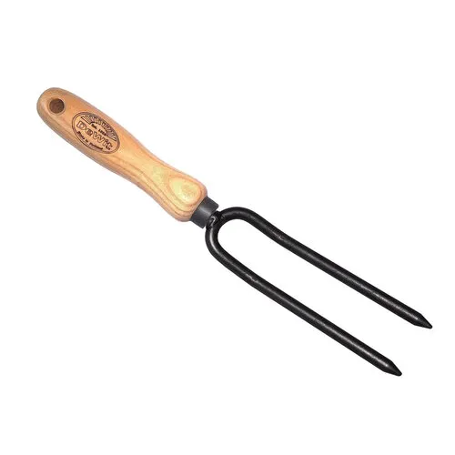 De Wit Wiedvork 2 Tands Met Essen Handvat 14 Centimeter