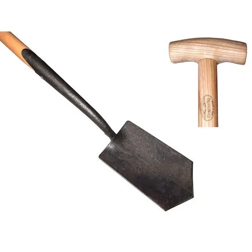 De Wit Puntspade zwanehals met lip, met essen steel 75cm