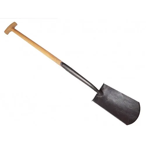 De Wit Zwanehals spade met lip essen steel 75cm