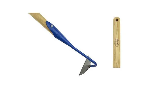 De Wit Hak gesmeed blauw met steel 170cm
