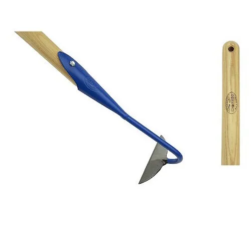 De Wit Hak gesmeed blauw met steel 170cm
