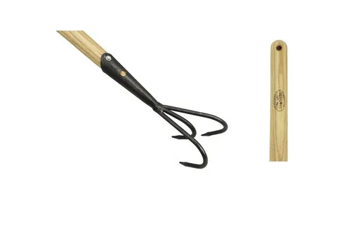 De Wit Cultivator met 3 tanden en essen steel 150 cm