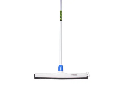 MM Eurotool Vloertrekker Kunststof 45 Centimeter Zwart Rubber Met Steel 140 Centimeter
