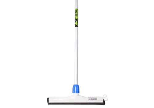 MM Eurotool Vloertrekker Kunststof 35 Centimeter Zwart Rubber Met Steel 140 Centimeter