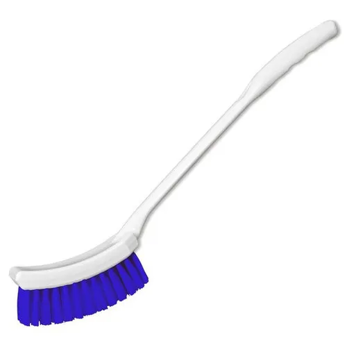 MM Eurotool Hygiene Handborstel Met Lange Steel 40 Centimeter Blauw
