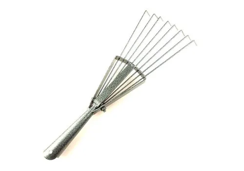 MM Eurotool Professionele gazonhark 8 ronde tanden zonder steel