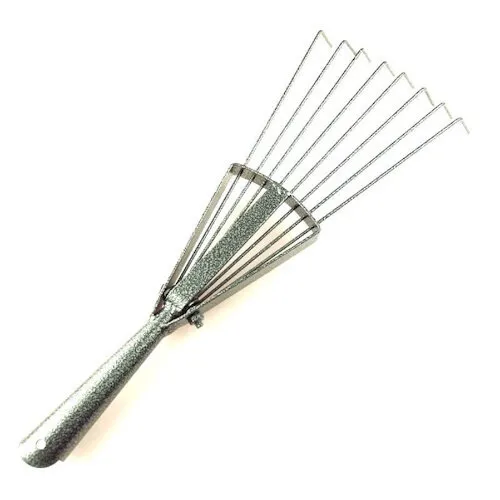 MM Eurotool Professionele gazonhark 8 ronde tanden zonder steel
