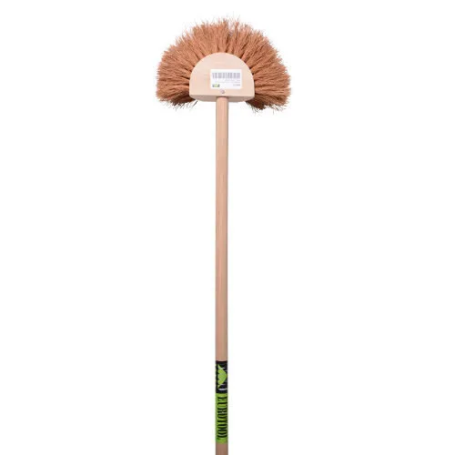 MM Eurotool Raagbol FSC 12.5 Centimeter Hout Cocos Met Houten Steel 200 Centimeter